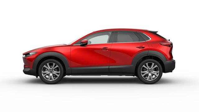 Mazda CX-30 2.5 e-SkyActiv-G M AUTOMAAT Hybrid Exc-l Bns Edition NAVI | CAMERA RONDOM | WINTERPAKKET 43.740,- -3000 inruilvoordeel 18 INCH LMV | APPLE CARPLAY | WINTERPAKKET