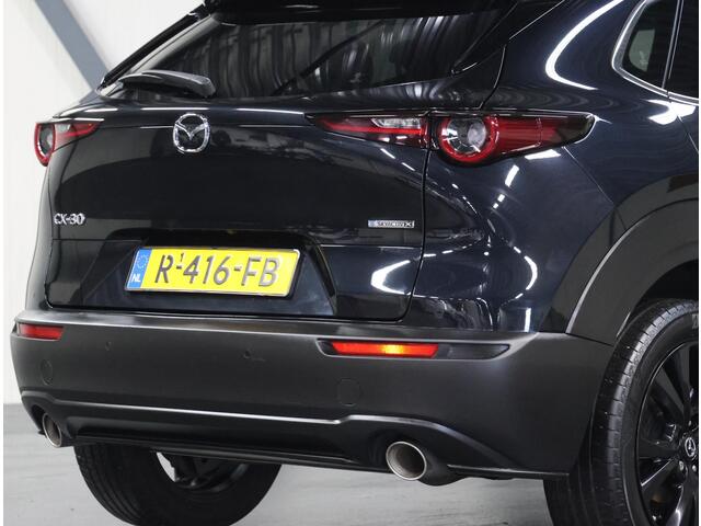 Mazda CX-30 186pk M Hybrid Sportive | BLACKEDITION! | AppleCarplay/AndroidAuto | Armsteun | Camera | StuurVerwarming | Adaptieve Cruise Control | Climate Control | Navigatie | Dodehoekdetectie | AUTOMAAT | Elektrische Achterklep |