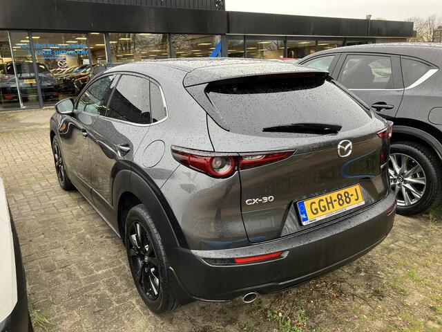 Mazda CX-30 2.0 e-SkyActiv-G M Hybrid Nagisa Automaat, Half Leder, Bose, Stoelverwarming, Camera, Clima, Adap.Cruise, Apple Carplay, Android Auto, LMV 18 Inch, PDC, LKA, BSM