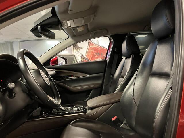 Mazda CX-30 2.0 Luxury AWD e-SkyActiv M Hybrid , Automaat, Trekhaak, Leder, 360 Camera, All Season, Clima, Adap.Cruise, Stuur/Stoelverwarming, Apple Carplay, Android Auto, LMV 18 Inch, PDC, LKA, PDC