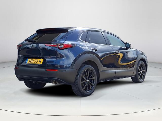 Mazda CX-30 2.0 e-SkyActiv-X M Hybrid Exclusive-line | Trekhaak | Zwarte velgen | Full LED | Achteruitrijcamera | Stoelverwarming | Elektrische Achterklep | Adaptieve Cruise Control | Android auto/Apple carplay | Navigatie | Dodehoeksensoren |