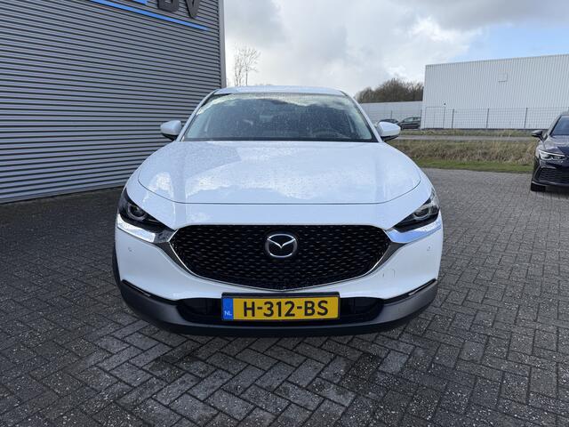 Mazda CX-30 2.0 e-SkyActiv-X M Hybrid 180 PK Luxury Leder Bose Sound Trekhaak Carplay Stoelverwarming Stuurverwarming Head-Up Display Achteruitrijcamera
