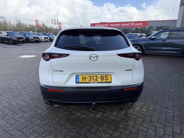 Mazda CX-30 2.0 e-SkyActiv-X M Hybrid 180 PK Luxury Leder Bose Sound Trekhaak Carplay Stoelverwarming Stuurverwarming Head-Up Display Achteruitrijcamera