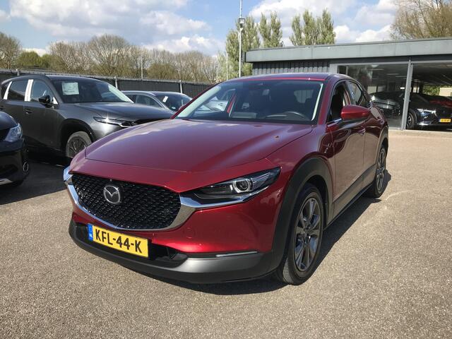 Mazda CX-30 2.0 e-SkyActiv-X M Hybrid Luxury , Automaat, Trekhaak, Leder, 18 Inch LMV, I-Active sense, 360 Camera, Apple Carplay, Adap Cruise, Bose, Stuur/Stoel verwarming, HUD