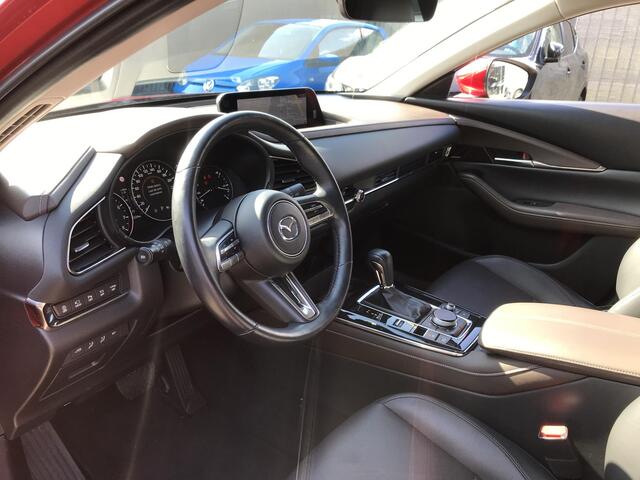 Mazda CX-30 2.0 e-SkyActiv-X M Hybrid Luxury , Automaat, Trekhaak, Leder, 18 Inch LMV, I-Active sense, 360 Camera, Apple Carplay, Adap Cruise, Bose, Stuur/Stoel verwarming, HUD
