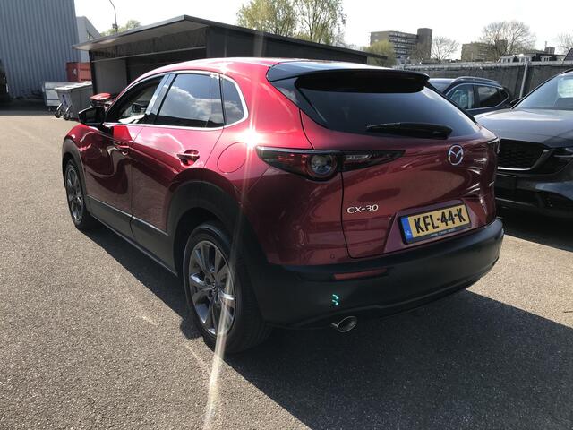 Mazda CX-30 2.0 e-SkyActiv-X M Hybrid Luxury , Automaat, Trekhaak, Leder, 18 Inch LMV, I-Active sense, 360 Camera, Apple Carplay, Adap Cruise, Bose, Stuur/Stoel verwarming, HUD