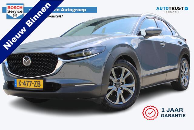 Mazda CX-30 2.0 e-SkyActiv-X M Hybrid Luxury | Adaptieve cruise control | Apple carplay/Android auto | Stoel/stuurverwarming | Trekhaak | Head-up display | Parkeercamera | Memory seat | Bose audio |