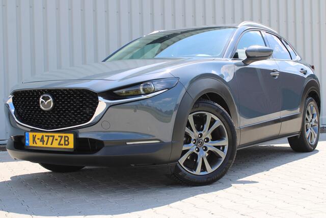 Mazda CX-30 2.0 e-SkyActiv-X M Hybrid Luxury | Adaptieve cruise control | Apple carplay/Android auto | Stoel/stuurverwarming | Trekhaak | Head-up display | Parkeercamera | Memory seat | Bose audio |