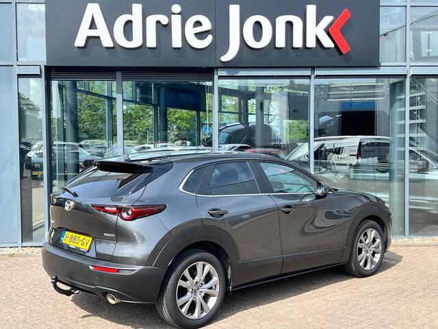 Mazda CX-30 2.0 e-SkyActiv-X M Hybrid Comfort AUTOMAAT | TREKHAAK | A.CAMERA | APPLE CARPLAY/ANDROID AUTO | EL. A. KLEP | STUUR- EN STOELVERWARMING | NED.AUTO |