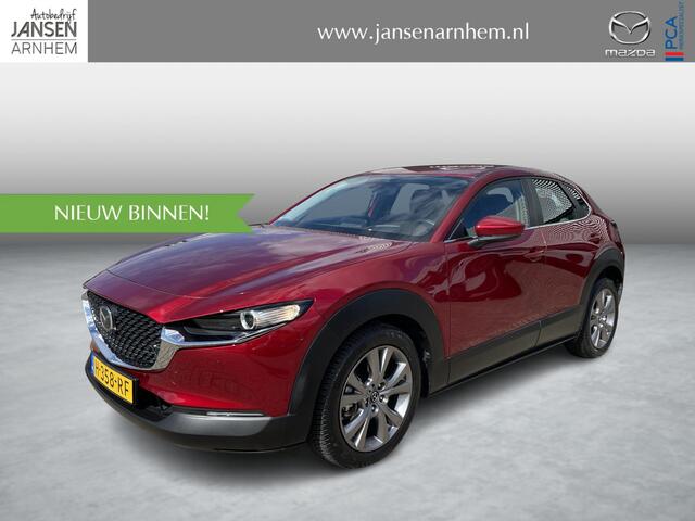 Mazda CX-30 2.0 e-SkyActiv-X M Hybrid Comfort Leder, Camera, All Season, Adap.Cruise, Stoel/Stuurverwarming, Clima, Navi, Apple Carplay, Android Auto, LMV 18 Inch, PDC, LKA,