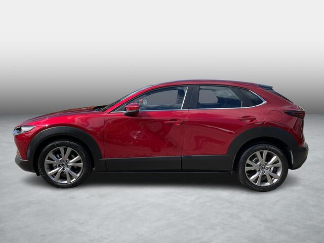 Mazda CX-30 2.0 e-SkyActiv-X M Hybrid Comfort Leder, Camera, All Season, Adap.Cruise, Stoel/Stuurverwarming, Clima, Navi, Apple Carplay, Android Auto, LMV 18 Inch, PDC, LKA,