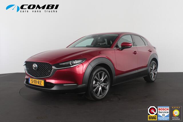 Mazda CX-30 2.0 e-SkyActiv-X M Hybrid Luxury > 186pk/Trekhaak/Crystal Red Soul/Bose/Leer/Memory...