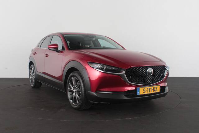 Mazda CX-30 2.0 e-SkyActiv-X M Hybrid Luxury > 186pk/Trekhaak/Crystal Red Soul/Bose/Leer/Memory...
