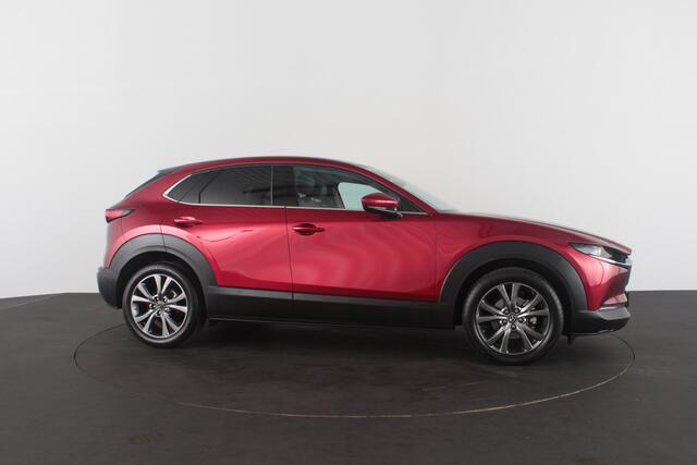 Mazda CX-30 2.0 e-SkyActiv-X M Hybrid Luxury > 186pk/Trekhaak/Crystal Red Soul/Bose/Leer/Memory...