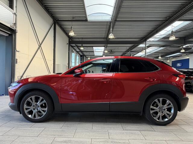 Mazda CX-30 2.0 e-SkyActiv-X M 180 pk Hybrid Luxury | Trekhaak | Camera | Leer | El. verst. stoel + geh. | Bose | Adapt. cruise | stoel+stuurverw.