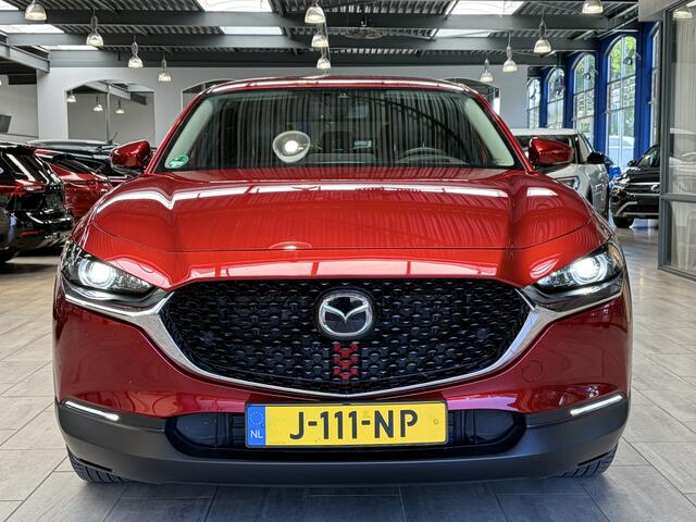 Mazda CX-30 2.0 e-SkyActiv-X M 180 pk Hybrid Luxury | Trekhaak | Camera | Leer | El. verst. stoel + geh. | Bose | Adapt. cruise | stoel+stuurverw.