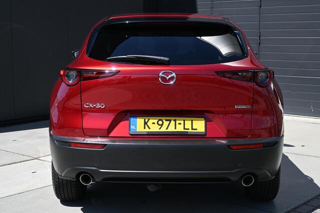 Mazda CX-30 2.0 e-SkyActiv-X M Hybrid Luxury | AUTOMAAT | AFN. TREKHAAK | CAMERA | STUUR/STOELVERWARMING | NAVI | BOSE | HEAD-UP | LEDER | MEMORY | ADAPT. CRUISE CONTROL | CLIMATE CONTROL | PDC | LMV