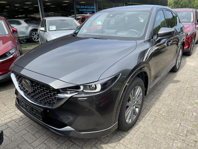 Mazda CX-5 2.0 SkyActiv-G 165 Takumi , Automaat, Trekhaak, Bruin Leder, Adap. Cruise, Stoelverwarming, Stoelverkoeling, Stuurverwarming, Navi, Apple Carplay, LMV 19 Inch, LKA, Bose, Elektrische klep, HUD