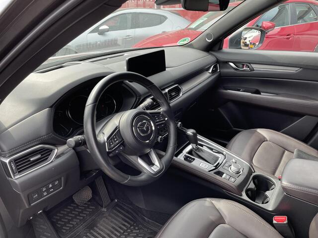 Mazda CX-5 2.0 SkyActiv-G 165 Takumi , Automaat, Trekhaak, Bruin Leder, Adap. Cruise, Stoelverwarming, Stoelverkoeling, Stuurverwarming, Navi, Apple Carplay, LMV 19 Inch, LKA, Bose, Elektrische klep, HUD