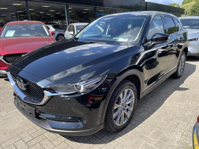 Mazda CX-5 2.5 4WD SkyActiv-G 194 Luxury , Automaat, Trekhaak, Leder, Adap. Cruise, AWD, 360 Camera, LMV 19 Inch, All Season, Clima, Stoelverwarming, Stuurverwarming, Stoelverkoeling, Navi, Apple Carplay, HUD, Elektrische klep