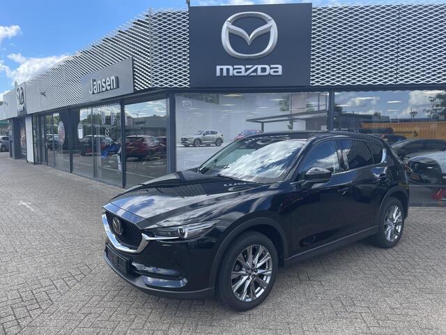Mazda CX-5 2.5 4WD SkyActiv-G 194 Luxury , Automaat, Trekhaak, AWD, 360 Camera, Adap. Cruise, HUD, Bose, Clima, Stoelverwarming, Stoelverkoeling, Stuurverwarming, LMV 19 Inch, Navi, Apple Carplay, LKA, Elektrische achterklep