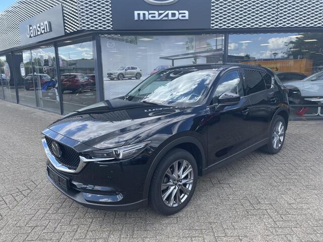 Mazda CX-5 2.5 4WD SkyActiv-G 194 Luxury , Automaat, Trekhaak, AWD, 360 Camera, Adap. Cruise, HUD, Bose, Clima, Stoelverwarming, Stoelverkoeling, Stuurverwarming, LMV 19 Inch, Navi, Apple Carplay, LKA, Elektrische achterklep