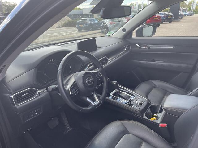 Mazda CX-5 2.5 4WD SkyActiv-G 194 Luxury , Automaat, Trekhaak, AWD, 360 Camera, Adap. Cruise, HUD, Bose, Clima, Stoelverwarming, Stoelverkoeling, Stuurverwarming, LMV 19 Inch, Navi, Apple Carplay, LKA, Elektrische achterklep