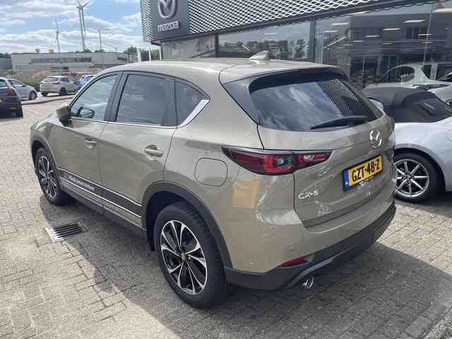 Mazda CX-5 2.0 e-SkyActiv-G M Hybrid 165 Advantage , Demovoordeel ¤ 5.000,- Automaat, Navi, Cruise, Clima, Apple Carplay, 360 Camera, PDC, HUD, Stoelverwarming, 19" LMV, Elek.Achterklep