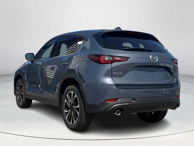 Mazda CX-5 2.0 e-SA-G M Hybrid 165 Exclusive line | ¤ 5.555,- korting | Elektrische stoelen met geheugenstand | Stoelkoeling en Verwarming | Stuurverwarming | 360 Camera | Bose | Adaptieve cruise control | Head-up Display |