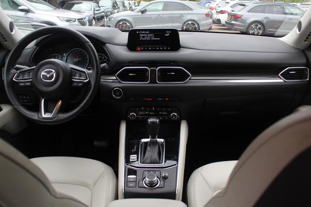 Mazda CX-5 2.0 SkyActiv-G 165 Luxury / Trekhaak / 360Camera / Head-up / Leder / Keyless / 19'' / Navigatie / Bose / Dodehoek / Stuur+Stoelverwarming / Adaptief Cruise Control