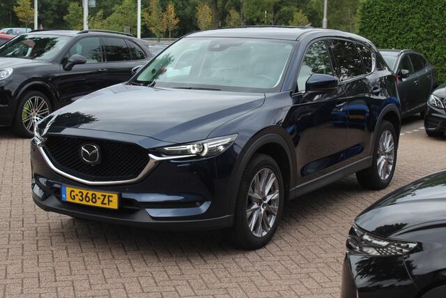Mazda CX-5 2.0 SkyActiv-G 165 Luxury / Trekhaak / 360Camera / Head-up / Leder / Keyless / 19'' / Navigatie / Bose / Dodehoek / Stuur+Stoelverwarming / Adaptief Cruise Control