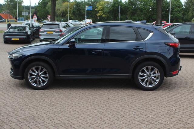 Mazda CX-5 2.0 SkyActiv-G 165 Luxury / Trekhaak / 360Camera / Head-up / Leder / Keyless / 19'' / Navigatie / Bose / Dodehoek / Stuur+Stoelverwarming / Adaptief Cruise Control