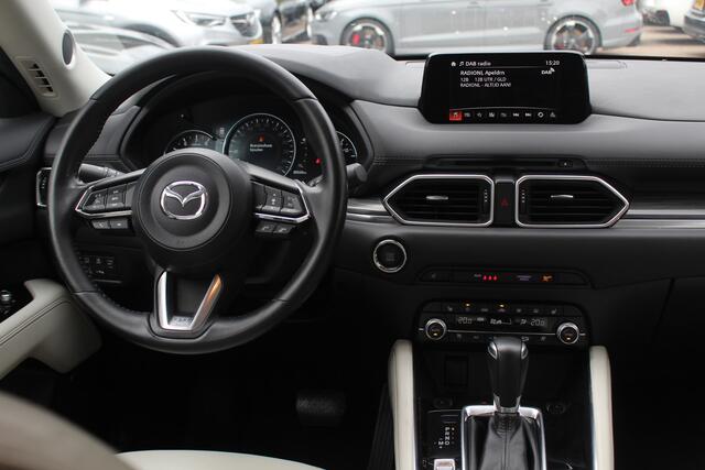 Mazda CX-5 2.0 SkyActiv-G 165 Luxury / Trekhaak / 360Camera / Head-up / Leder / Keyless / 19'' / Navigatie / Bose / Dodehoek / Stuur+Stoelverwarming / Adaptief Cruise Control
