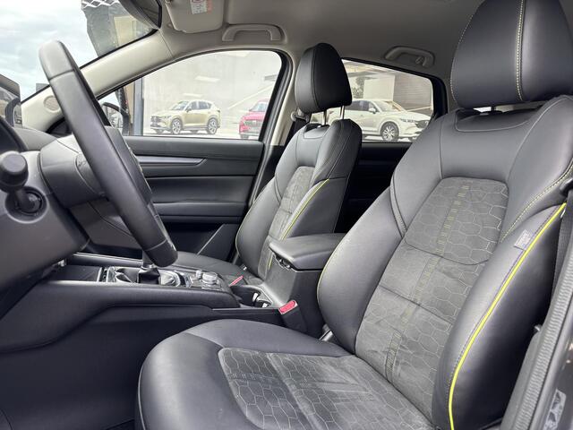 Mazda CX-5 2.0 e-SkyActiv-G M Hybrid 165 Newground , Trekhaak, Half Leder, 360 Camera, Navi, Apple, Cruise, Clima, HUD, PDC, LMV 19 Inch, Stuur/Stoelverwarming