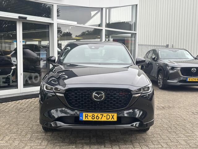 Mazda CX-5 2.0 SkyActiv-G 165 Sportive NL-Auto, 1e Eig., Dealer Ondh., Navigatie, Apple Carplay/ Android Auto, Camera 360, Head-up display, A. klep Electr., Stuur & Stoel verw., Keyless entry
