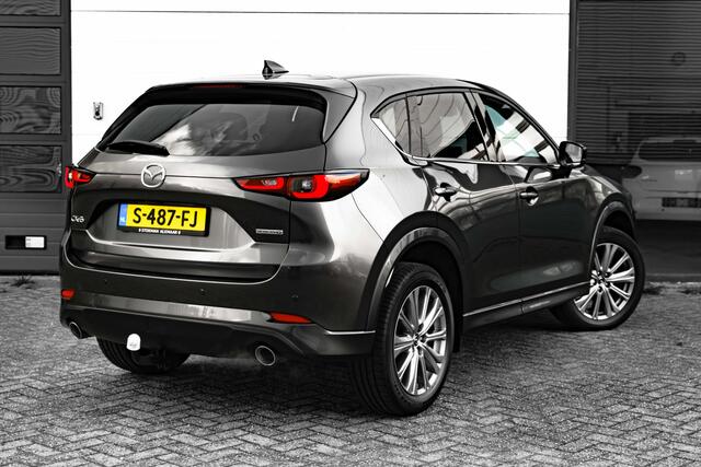 Mazda CX-5 2.0 SkyActiv-G 165 PK Signature | automaat | schuifkanteldak | trekhaak | lederen bekleding | stoelen elektrisch bedienbaar | stoelkoeling en verwarming achter | Bose geluidsysteem | | 2 ton aanhangergewicht | | incl. Bovag rijklaarpakket met 12 maanden g
