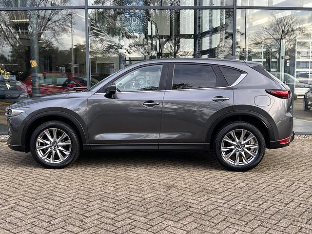 Mazda CX-5 2.0 SkyActiv-G 165 Style Selected AUTOMAAT | TREKHAAK | BOSE | ELEKTR. STOELEN | DODEHOEKDETECTIE | STOEL- EN STUURVERWARMING | LEDER | 360° CAMERA | PARKEERSENSOREN V+A | CARPLAY |