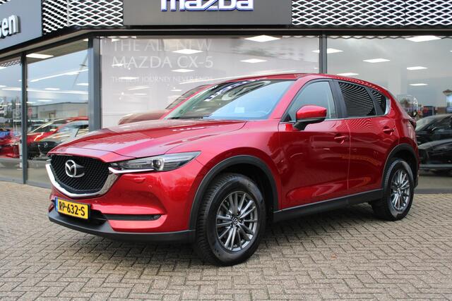 Mazda CX-5 2.0 SkyActiv-G 165 TS+ Automaat, Trekhaak, Navi, Camera, Clima, Cruise, HUD, All Season, LMV 17 Inch, Stoel/Stuurverwarming, LKA, PDC, Bluetooth