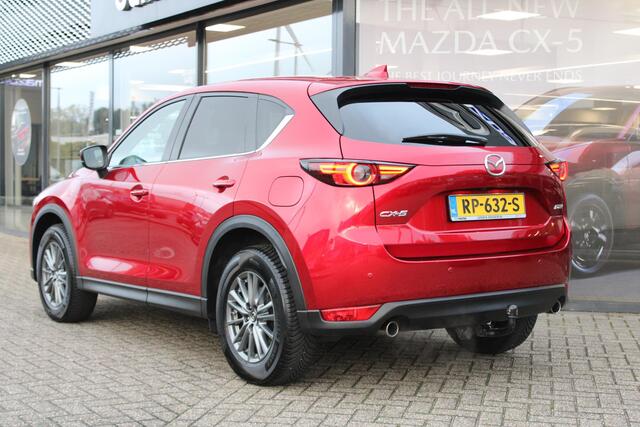 Mazda CX-5 2.0 SkyActiv-G 165 TS+ Automaat, Trekhaak, Navi, Camera, Clima, Cruise, HUD, All Season, LMV 17 Inch, Stoel/Stuurverwarming, LKA, PDC, Bluetooth