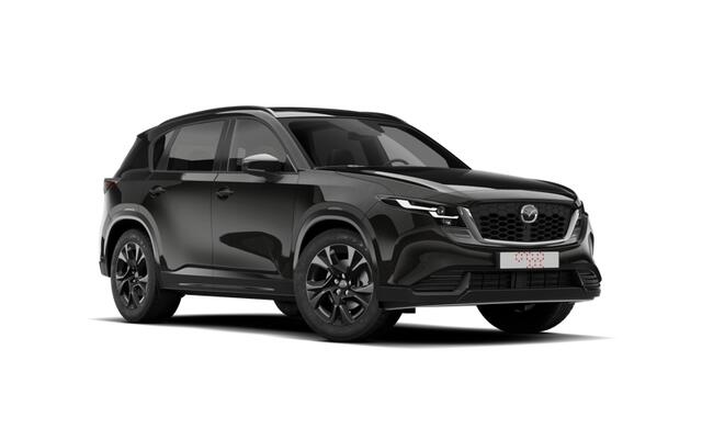 Mazda CX-5 Homura - Tan lederen interieur | 19-inch lichtmetalen velgen, Black | Alarmsysteem | Automatisch dimmende binnenspiegel met randloos design