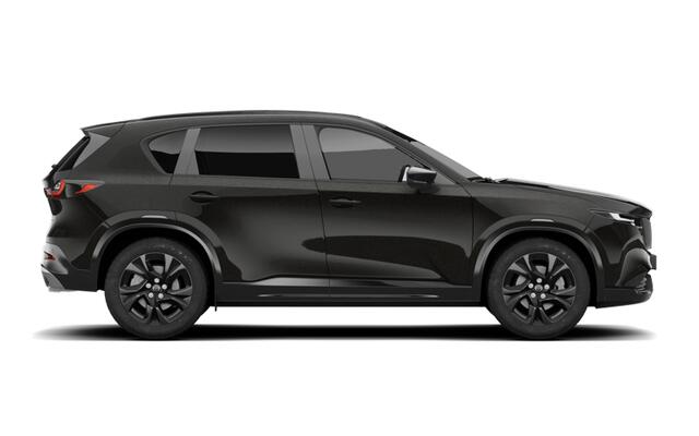 Mazda CX-5 Homura - Tan lederen interieur | 19-inch lichtmetalen velgen, Black | Alarmsysteem | Automatisch dimmende binnenspiegel met randloos design