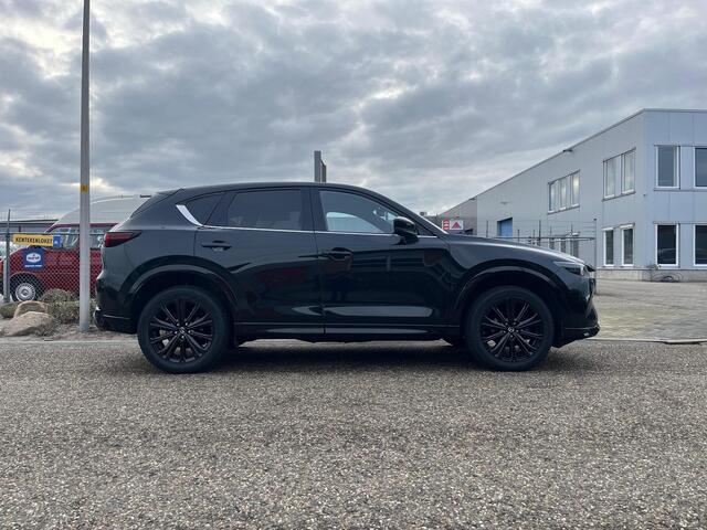 Mazda CX-5 2.0 e-SkyActiv-G M Hybrid 165 Homura Black Edition | Adap. Cruise Control | BOSE | Carplay | Trekhaak | Lederen bekleding | Elek. bedienbare achterklep