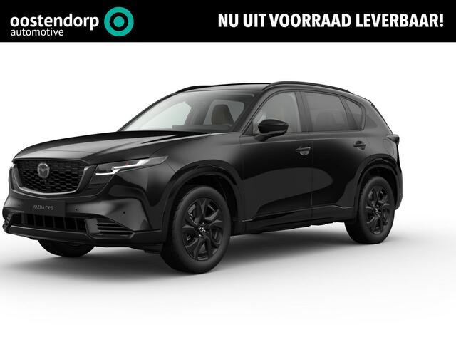 Mazda CX-5 2.5 E-SKYACTIV G 141 M HYBRID Homura | Voorraad auto leverbaar maart 2026 | Panorama dak | Tan kleur interieur |