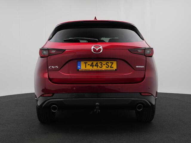 Mazda CX-5 2.0 e-SkyActiv-G Homura automaat met Black Comfort Pack, wegklapbare trekhaak en all-weather banden : dealer onderhouden