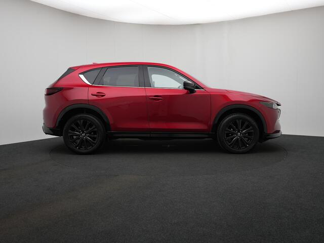 Mazda CX-5 2.0 e-SkyActiv-G Homura automaat met Black Comfort Pack, wegklapbare trekhaak en all-weather banden : dealer onderhouden