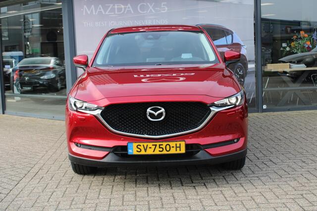 Mazda CX-5 2.0 SkyActiv-G 165 TS+ , Automaat, Trekhaak, i-Activesense Pack, Navi, Clima, Cruise, Camera, Stoel/Stuurverwarming, LMV 17 Inch, PDC, LKA, BSM