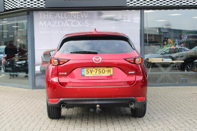 Mazda CX-5 2.0 SkyActiv-G 165 TS+ , Automaat, Trekhaak, i-Activesense Pack, Navi, Clima, Cruise, Camera, Stoel/Stuurverwarming, LMV 17 Inch, PDC, LKA, BSM
