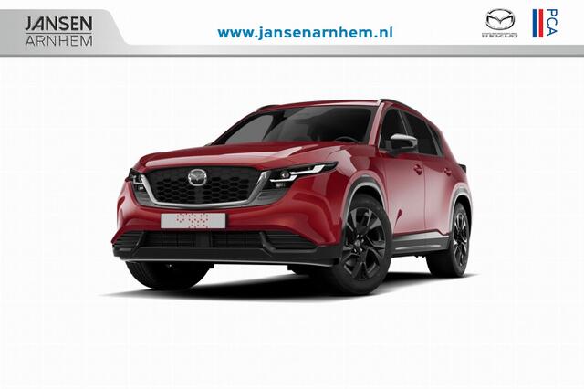 Mazda CX-5 Homura - Tan lederen interieur | 19-inch lichtmetalen velgen, Black | Alarmsysteem | Automatisch dimmende binnenspiegel met randloos design