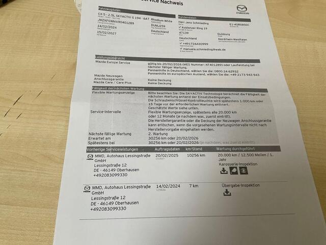 Mazda CX-5 2.5 194pk AWD Automaat Homura Comfort Schuifdak