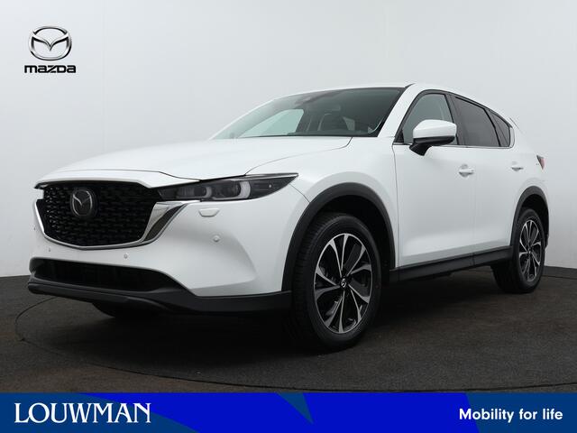 Mazda CX-5 2.0 e-SkyActiv-G M Hybrid 165 Exclusive-Line + Black Comfort pakket Navigatie | PDC v+a en 360 Gr. camera | Leder | Stoelverwarming